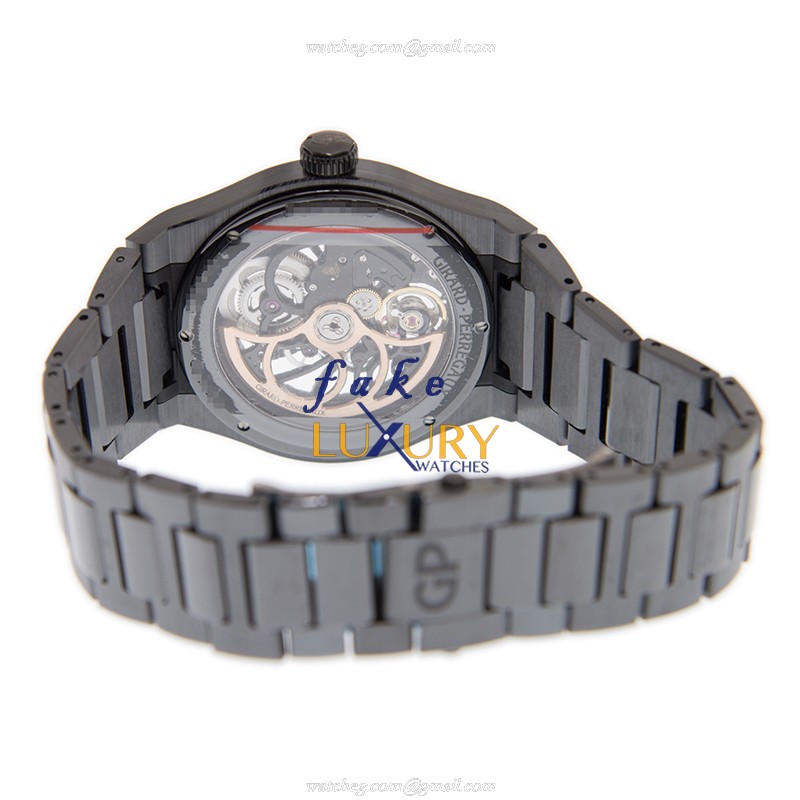 Girard Perregaux Laureato 81015-32-001-32A Automatic Ceramic Black Dial Replica Watch - Image 4