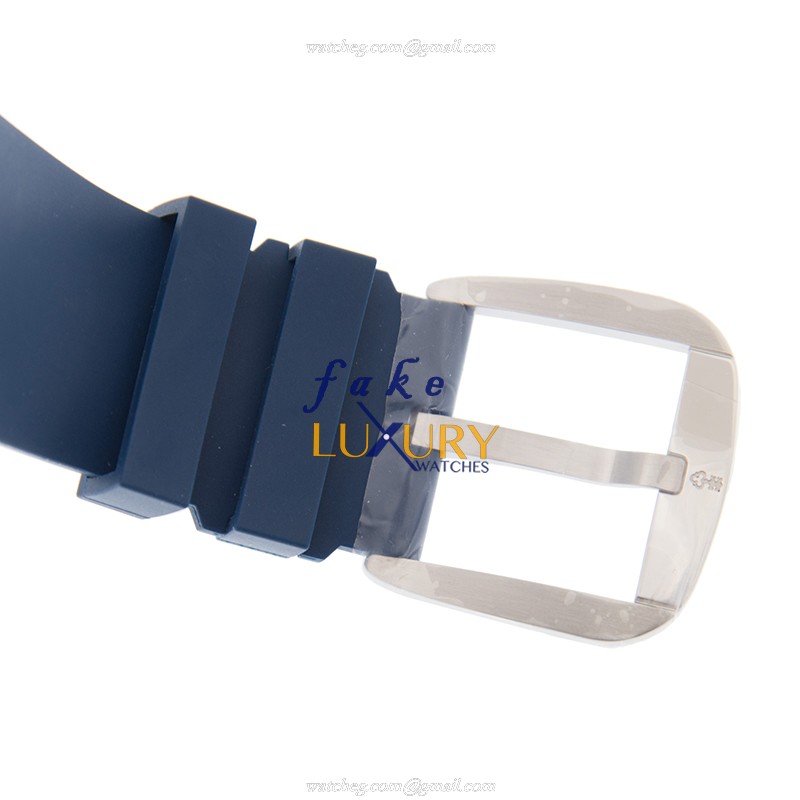 Corum 403.101.04/0373 US01 BUBBLE Automatic Titanium Blue Rubber Replica Watch - Image 4