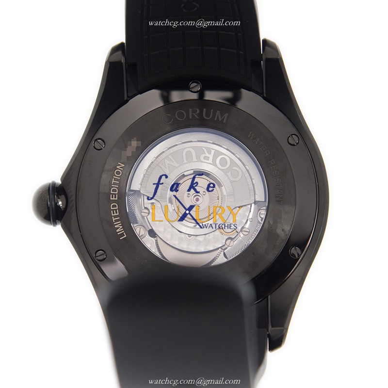 Corum 082.310.98/0371 BB01 Bubble Replica Watch, Automatic, Black Dial, Steel Case - Image 3