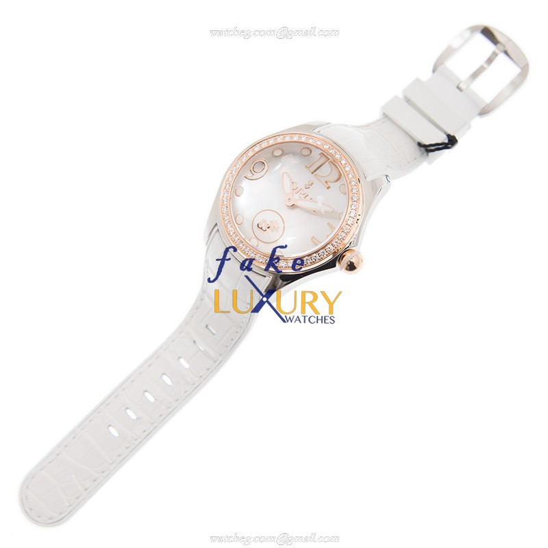 Corum 295.100.29/0009 DN04 Bubble Replica Watch Automatic Gray Dial 18kt Rose Magic Diamond Steel - Image 2