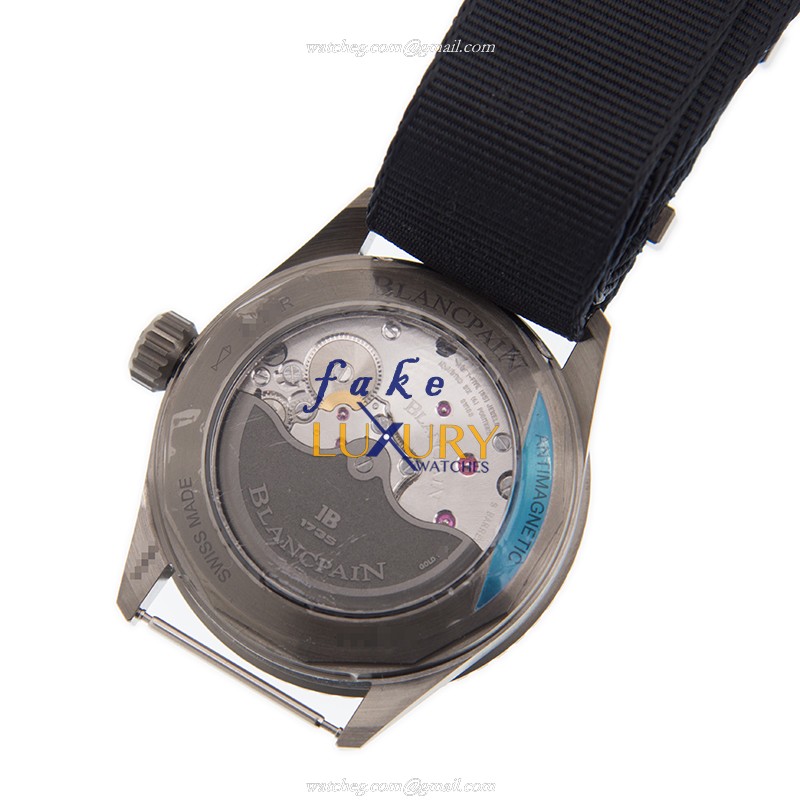 Blancpain Fifty Fathoms 5000-0240-NAOA Automatic Blue Dial Ceramic Replica Watch - Image 4