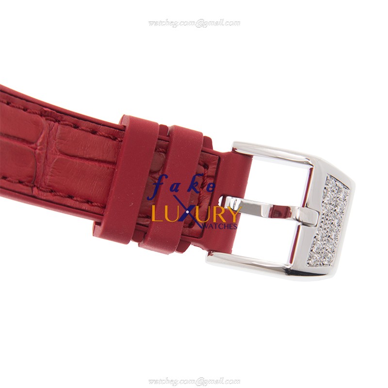 Franck Muller V 32 SC AT FO D AC.RG VANGUARD Automatic White Dial Red Strap Replica Watch - Image 4