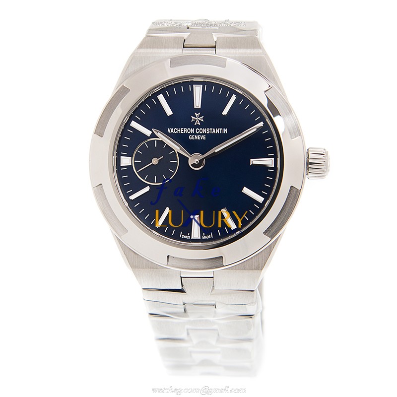 Vacheron Constantin 2300V/100A-B170 Overseas Automatic Blue Dial Stainless Steel Replica Watch - Image 2