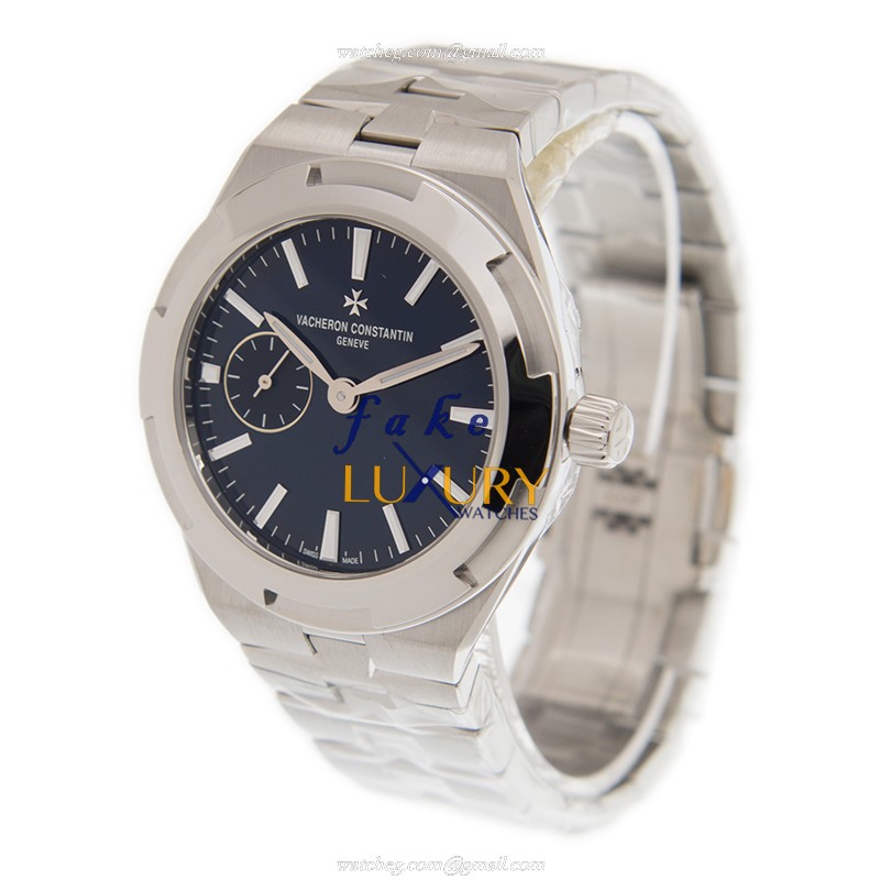 Vacheron Constantin 2300V/100A-B170 Overseas Automatic Blue Dial Stainless Steel Replica Watch - Image 3