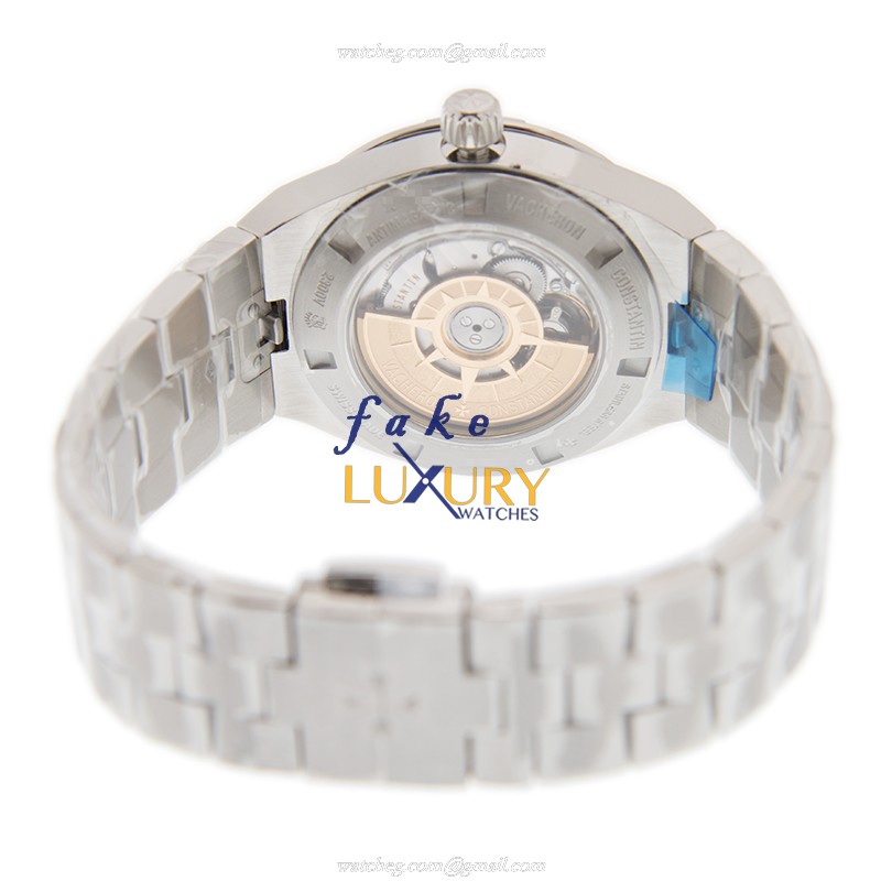 Vacheron Constantin 2300V/100A-B170 Overseas Automatic Blue Dial Stainless Steel Replica Watch - Image 4