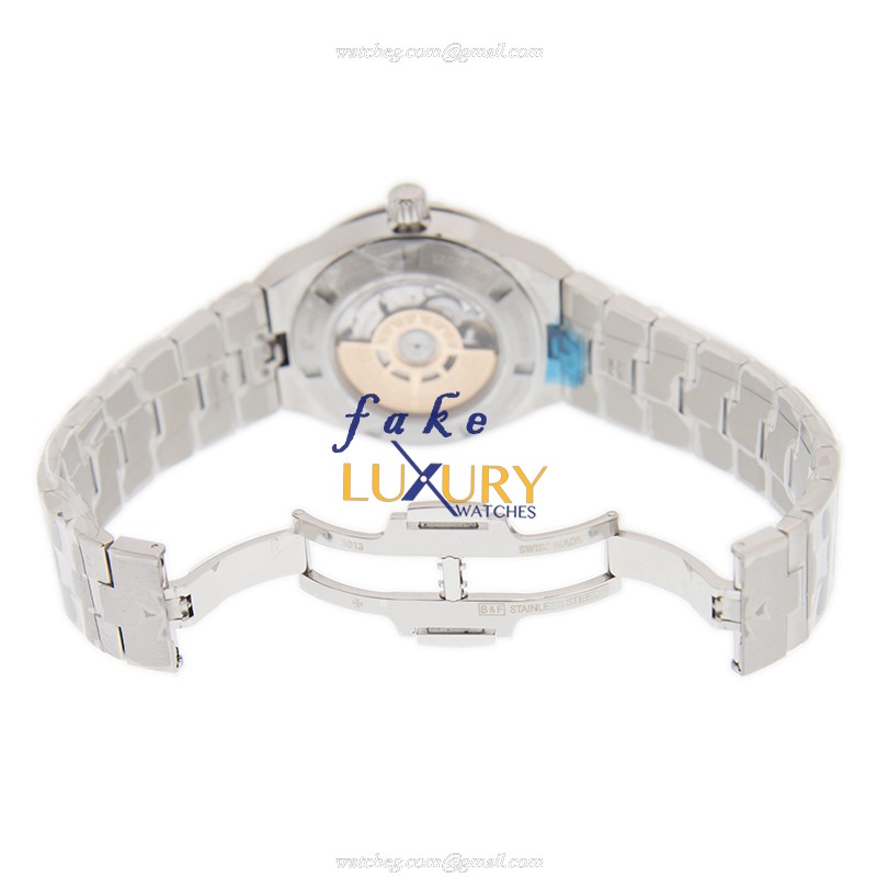Vacheron Constantin 2300V/100A-B170 Overseas Automatic Blue Dial Stainless Steel Replica Watch - Image 5