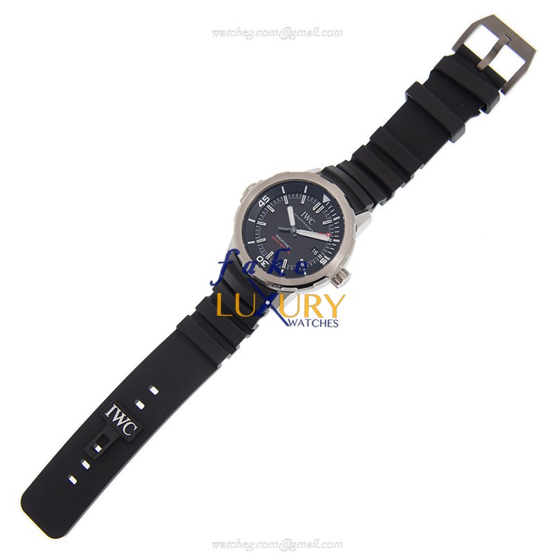 IWC Aquatimer IW329101 Automatic Titanium Black Dial Rubber Strap Replica Watch - Image 2