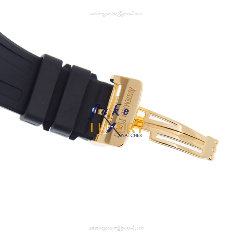Audemars Piguet 26231BA.ZZ.D027CA.01 Royal Oak Offshore | 18kt Gold Diamond | Automatic | Blue - Image 3