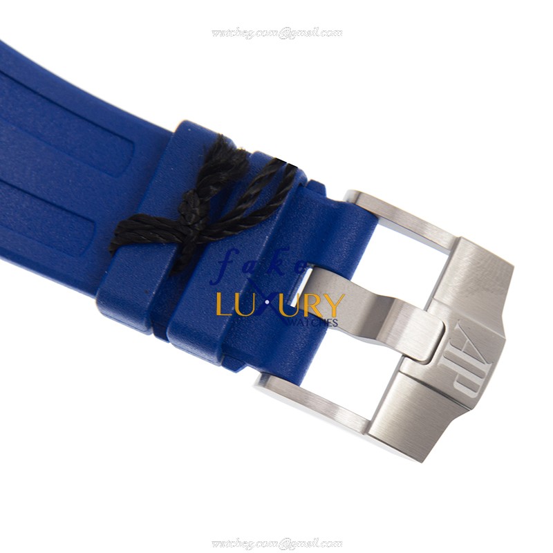 Audemars Piguet 26470ST.OO.A030CA.01 - Replica Watch - Automatic - Steel Case - Blue Dial - Rubber - Image 4