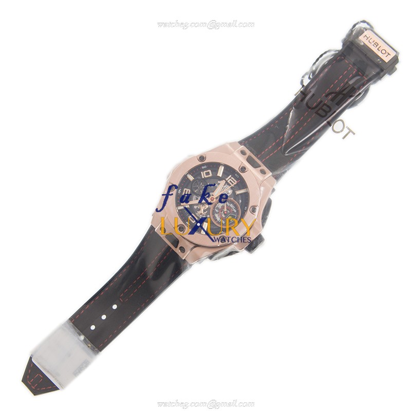 Hublot 402.OX.0138.WR Replica Big Bang Watch, Automatic, 18kt Rose Gold Case - Image 2