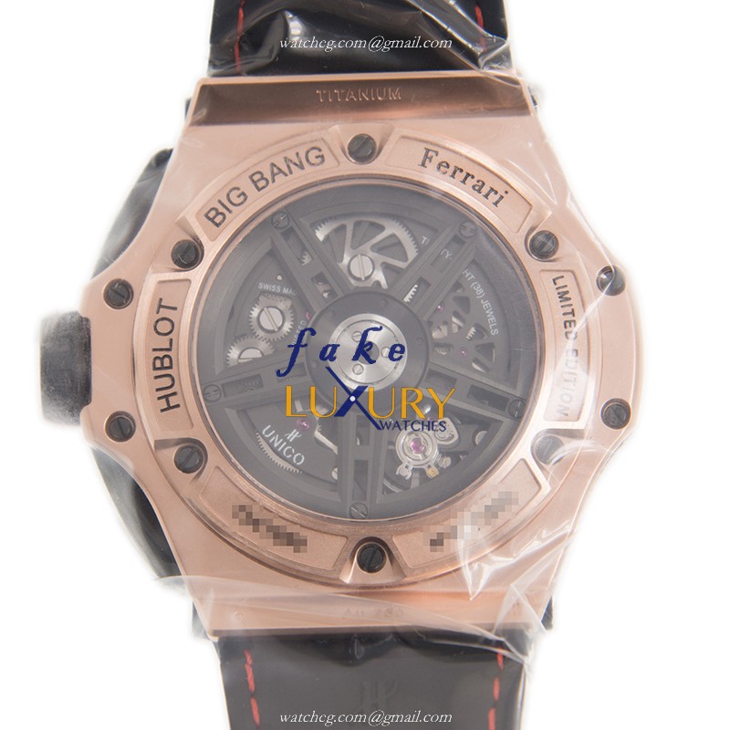 Hublot 402.OX.0138.WR Replica Big Bang Watch, Automatic, 18kt Rose Gold Case - Image 3
