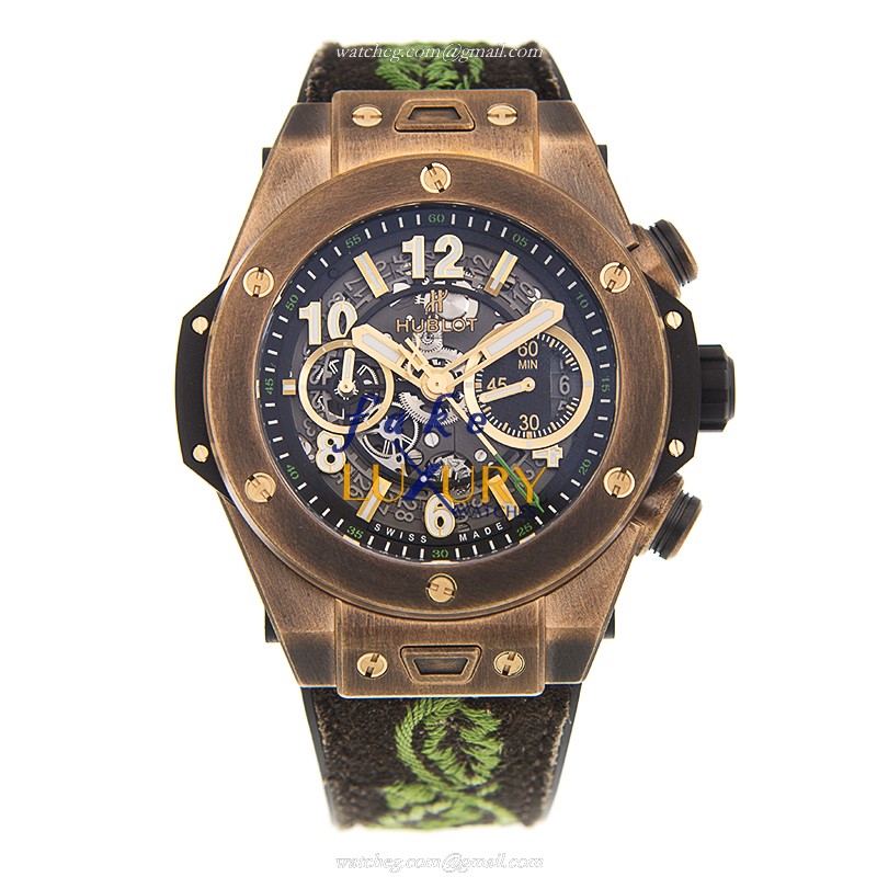 Hublot Big Bang 411.BZ.1149.VR.MDL17 | Automatic Bronze Silver Dial Replica Watch - Image 2