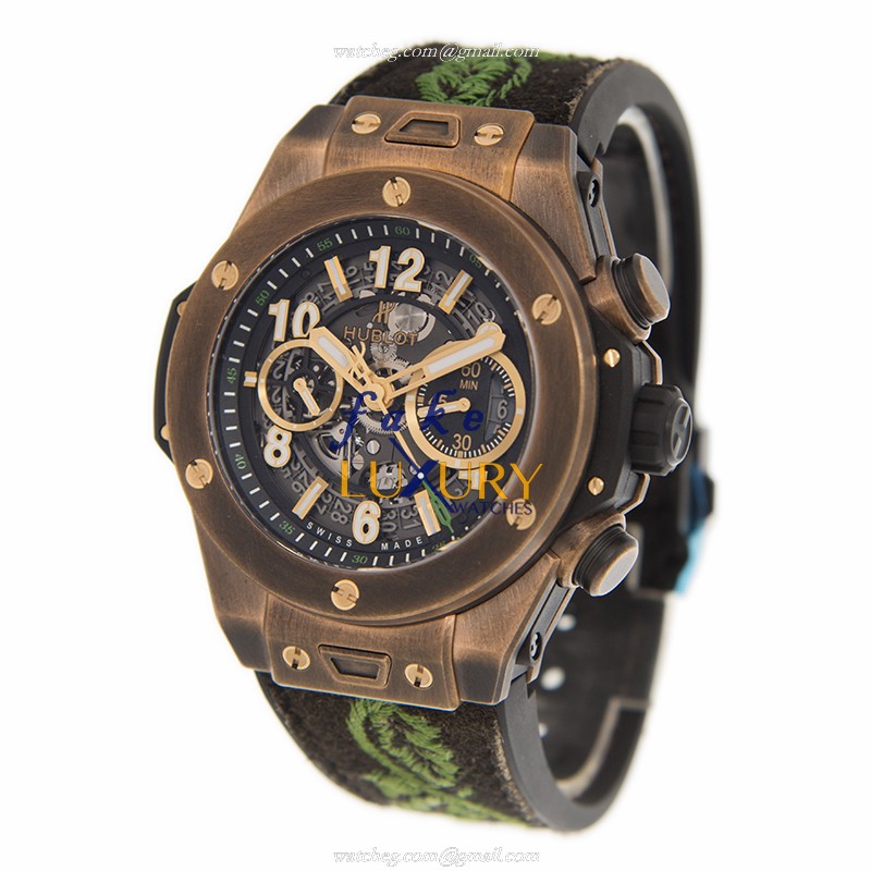 Hublot Big Bang 411.BZ.1149.VR.MDL17 | Automatic Bronze Silver Dial Replica Watch - Image 3