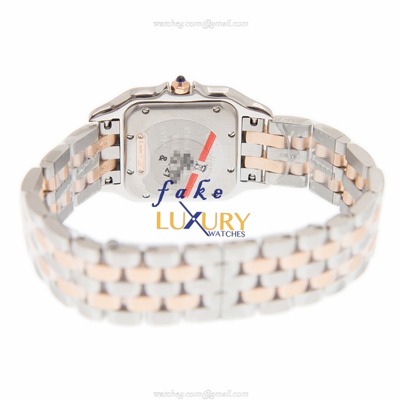 Cartier Panthere W3PN0007 | 37mm Quartz | 18kt Rose Gold Steel | White Dial | Replica Watch - Image 4