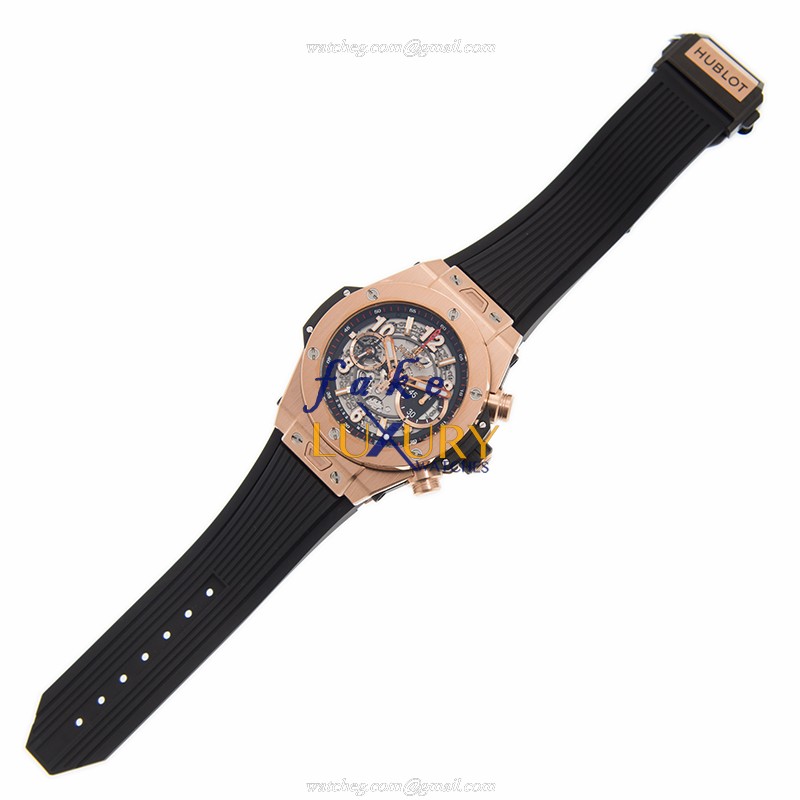 Hublot 411.OX.1180.RX Big Bang Auto 18kt Rose Gold Ceramic Replica Watch - Image 2