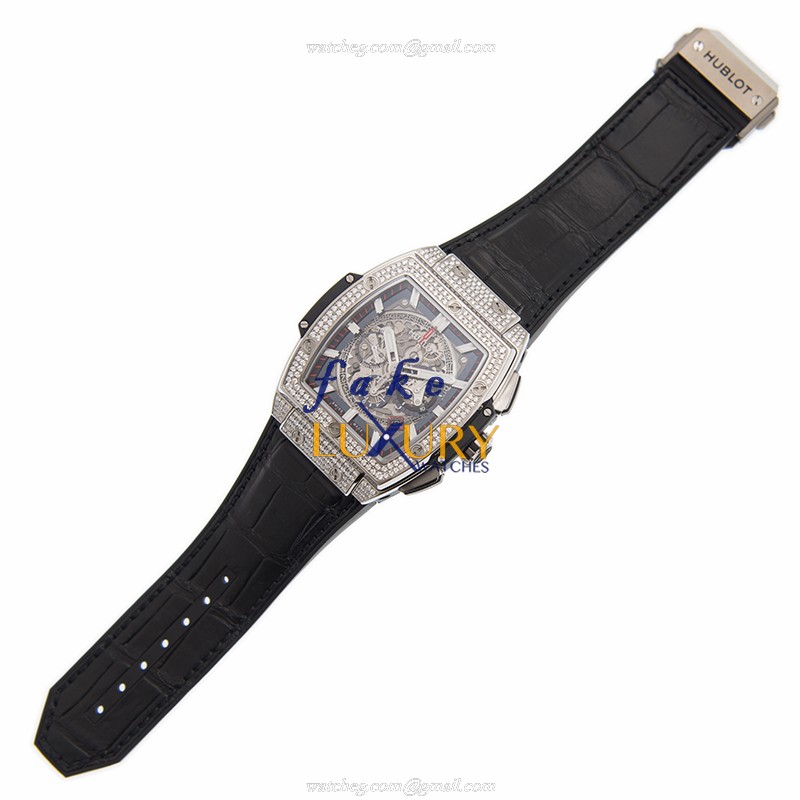 Hublot 601.NX.0173.LR.1704 Automatic Titanium Replica Watch, Gray Dial, Black Rubber Strap - Image 2
