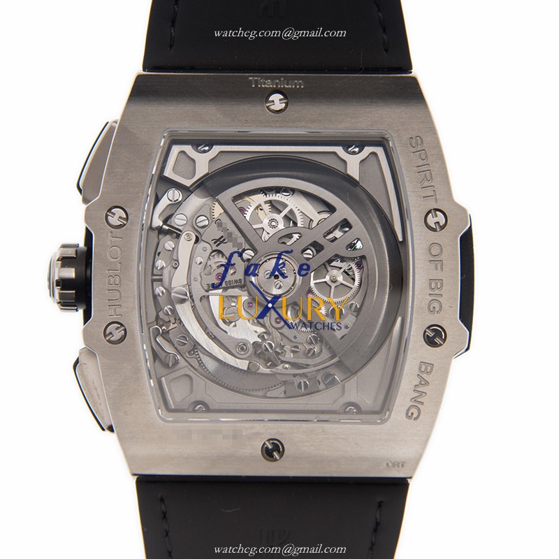 Hublot 601.NX.0173.LR.1704 Automatic Titanium Replica Watch, Gray Dial, Black Rubber Strap - Image 3