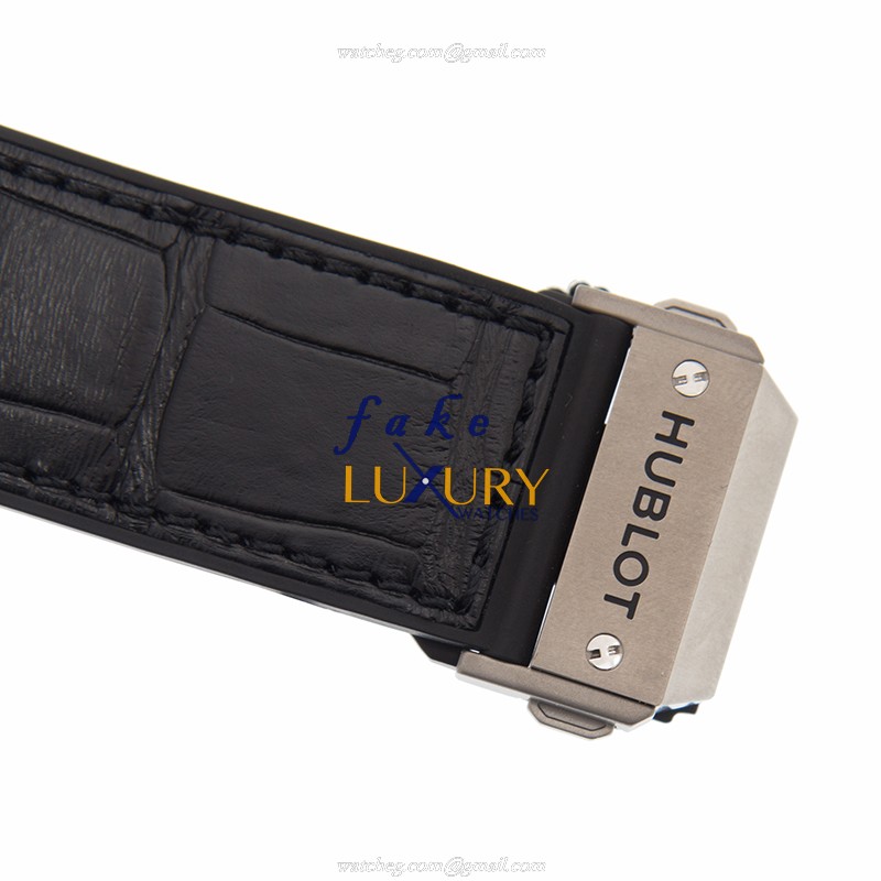 Hublot 601.NX.0173.LR.1704 Automatic Titanium Replica Watch, Gray Dial, Black Rubber Strap - Image 4