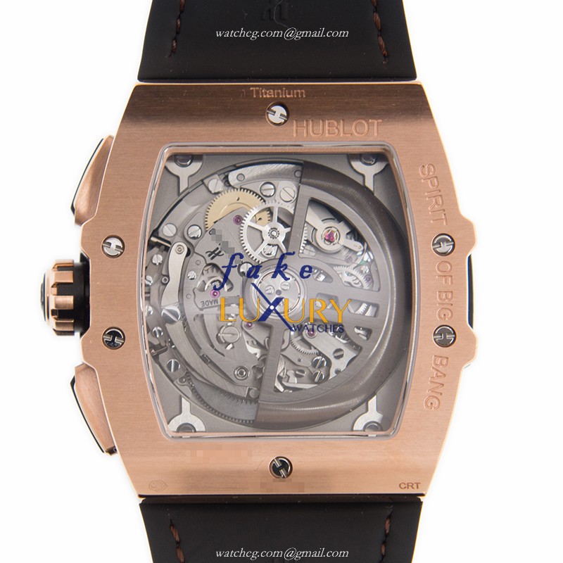 Hublot 641.OX.0183.LR.1704 Replica Watch, Automatic Movement, 42mm 18kt Rose Gold & Diamond Case - Image 3