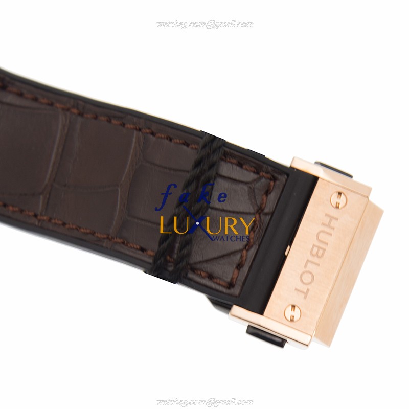 Hublot 641.OX.0183.LR.1704 Replica Watch, Automatic Movement, 42mm 18kt Rose Gold & Diamond Case - Image 4