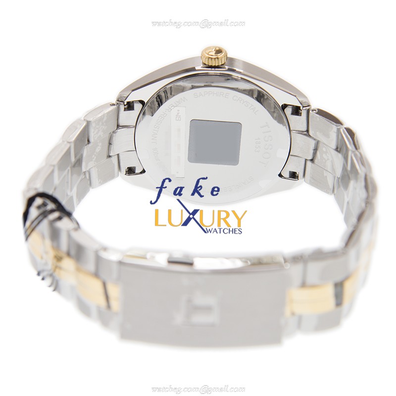 Tissot T101.451.22.031.00 Replica Watch, White Dial, Gold-Plated Steel Case, Automatic - Image 4