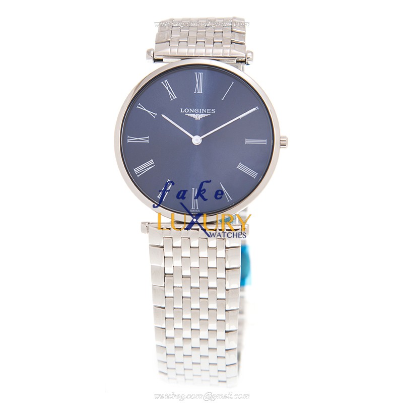 Longines La Grande L4.755.4.94.6 Replica Watch, 36mm Steel Case, Blue Dial, Quartz - Image 2