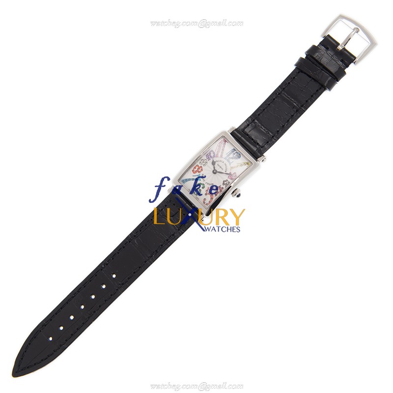 Franck Muller 902 QZ MAG COL AC - Replica Watch - Quartz - Steel Case - White Dial - Black - Image 2