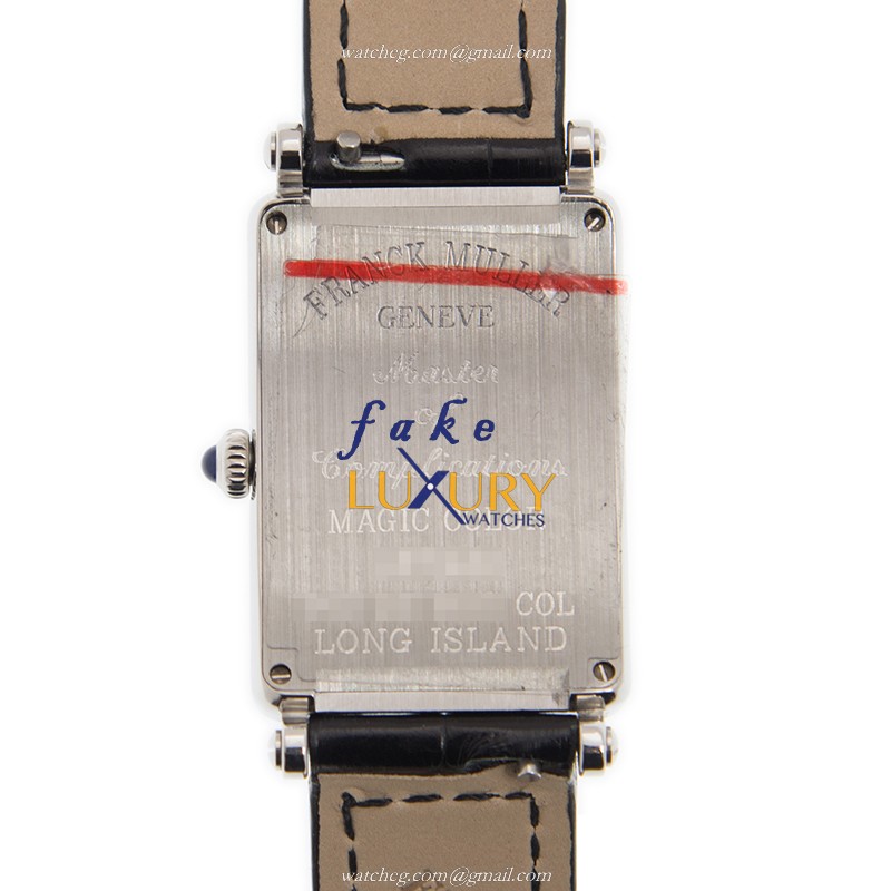 Franck Muller 902 QZ MAG COL AC - Replica Watch - Quartz - Steel Case - White Dial - Black - Image 3