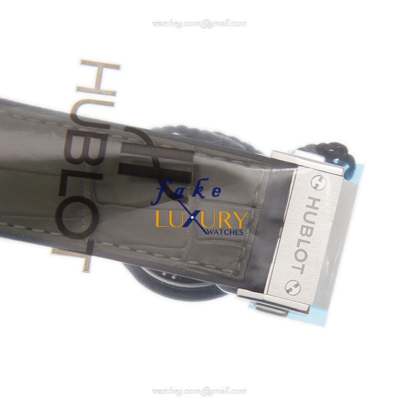 Hublot 521.NX.8970.LR Classic Fusion Auto Titanium Replica Watch, Green Dial & Green Alligator Strap - Image 4