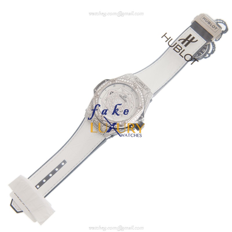 Hublot Big Bang 415.NX.2027.VR.1704.MXM18 Automatic Titanium White Dial Replica Watch - Image 2