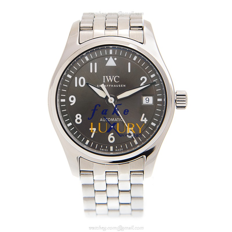 IWC IW324002 PILOTS Automatic Gray Dial - Replica Watch - Stainless Steel Bracelet - 36mm - Image 2