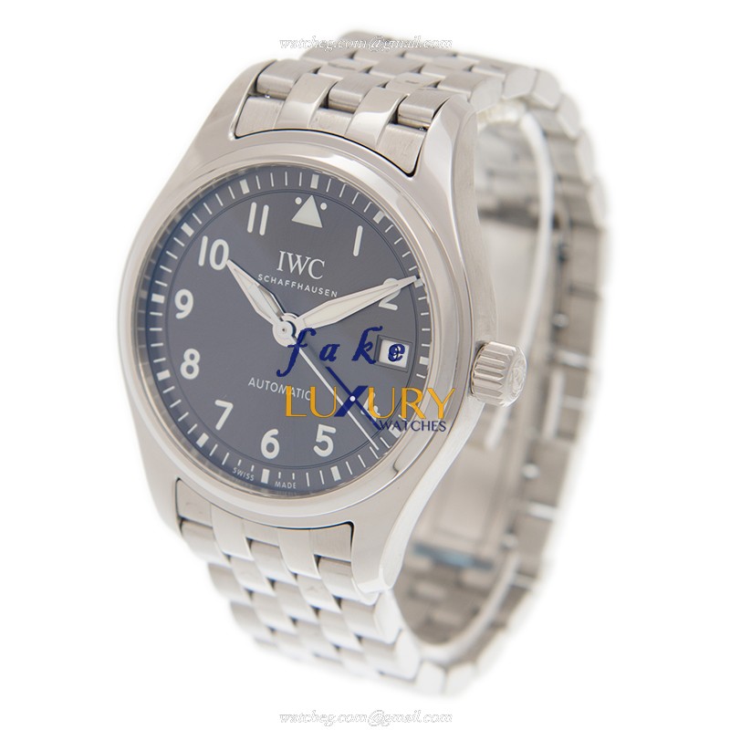 IWC IW324002 PILOTS Automatic Gray Dial - Replica Watch - Stainless Steel Bracelet - 36mm - Image 3