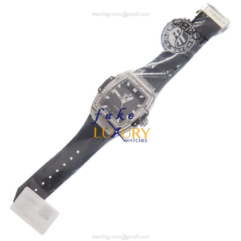 Hublot 665.NX.1170.RX.1204 Automatic Titanium Black Dial Black Rubber Strap Replica Watch - Image 2