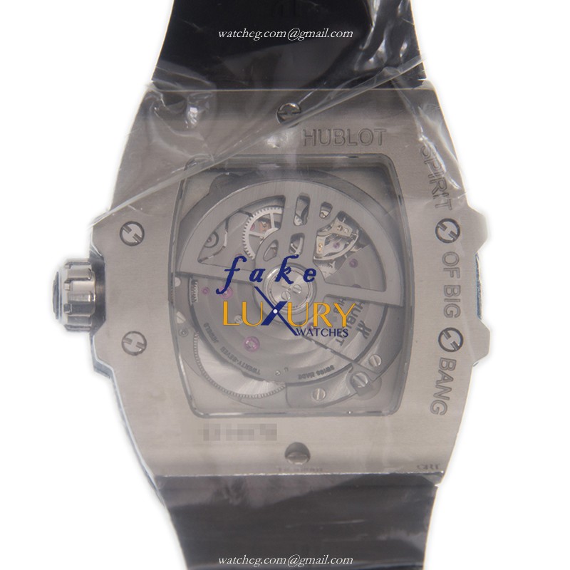 Hublot 665.NX.1170.RX.1204 Automatic Titanium Black Dial Black Rubber Strap Replica Watch - Image 3