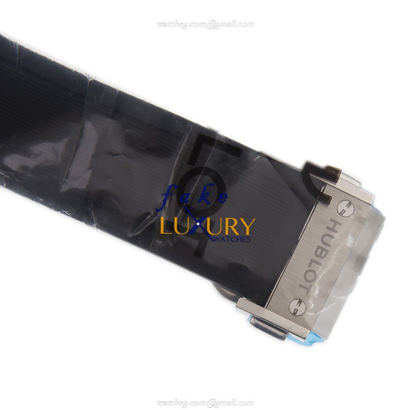 Hublot 665.NX.1170.RX.1204 Automatic Titanium Black Dial Black Rubber Strap Replica Watch - Image 4