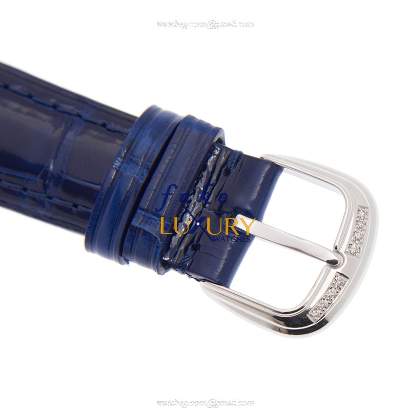 Franck Muller DM 42 D 2R CD OG BLUE Automatic 18kt White Gold Diamond Silver Dial Replica Watch - Image 4