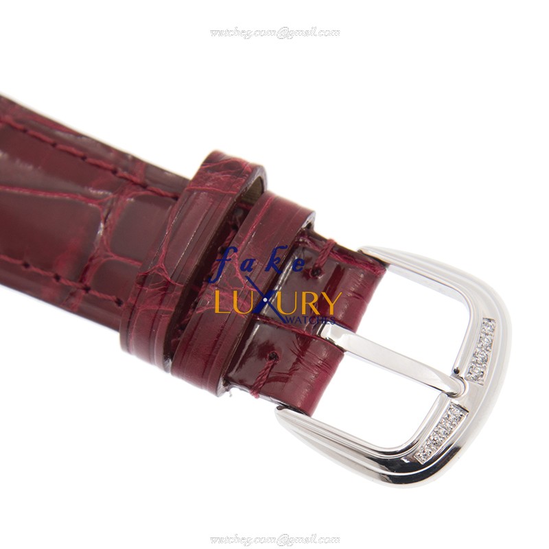 DM 42 D 1R CD OG - RUBY - Franck Muller Replica Watch - Automatic - Silver Dial - Red Alligator - Image 4