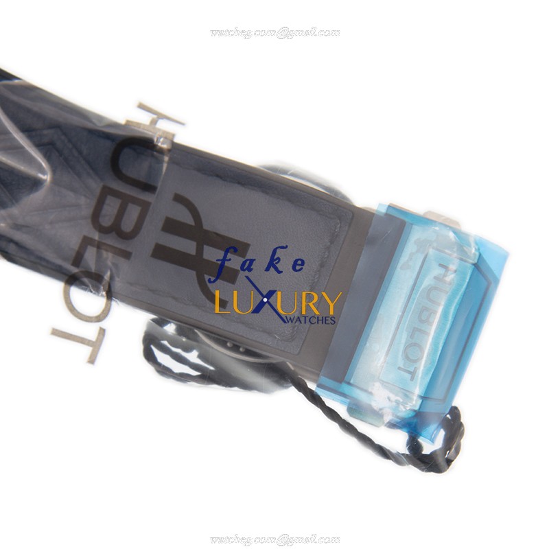 Hublot 415.NX.7179.VR.MXM18 Automatic Titanium Replica Watch, Blue Dial, Cowhide Strap - Image 3