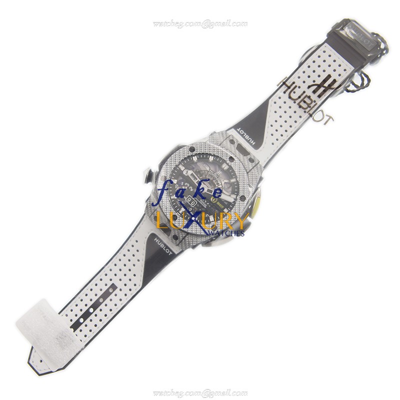 Hublot 416.YS.1120.VR Automatic Carbon Fiber Replica Watch, Black Dial, Rubber Strap - Image 2