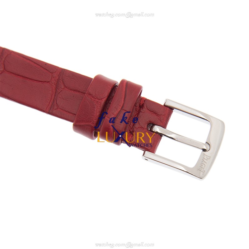 Piaget G0A43085 Possession Quartz 18kt White Gold Red Alligator Strap Replica Watch - Image 4