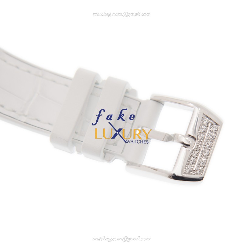 Franck Muller V 32 QZ D CD OG.BC VANGUARD Quartz 18kt White Gold Diamond | Replica Watch - Image 4