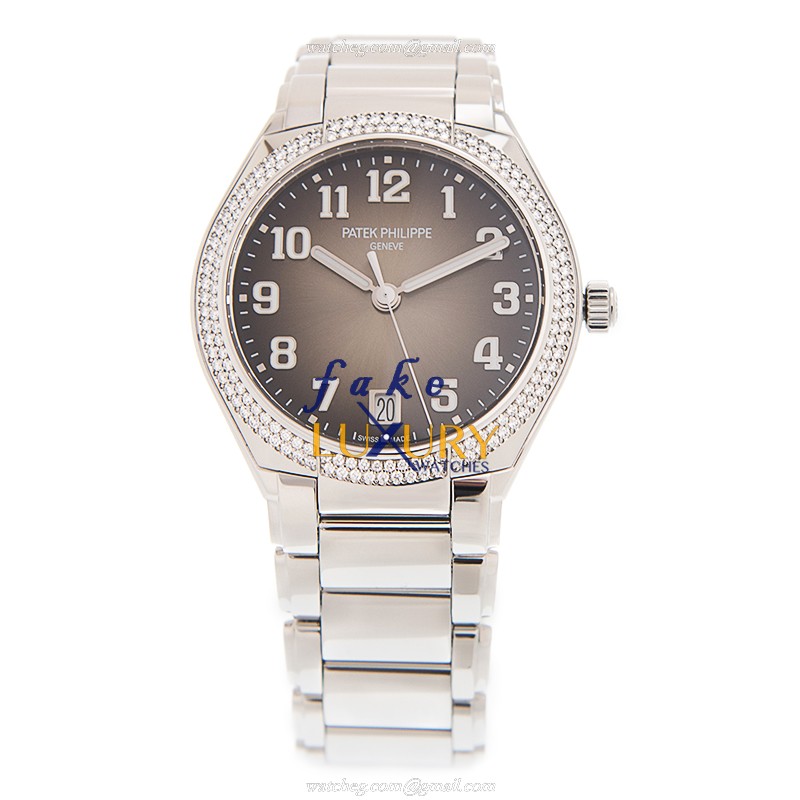 Patek Philippe 7300-1200A-010 TWENTY-4 Replica Watch - Automatic - Stainless Steel - Brown Dial - Image 2