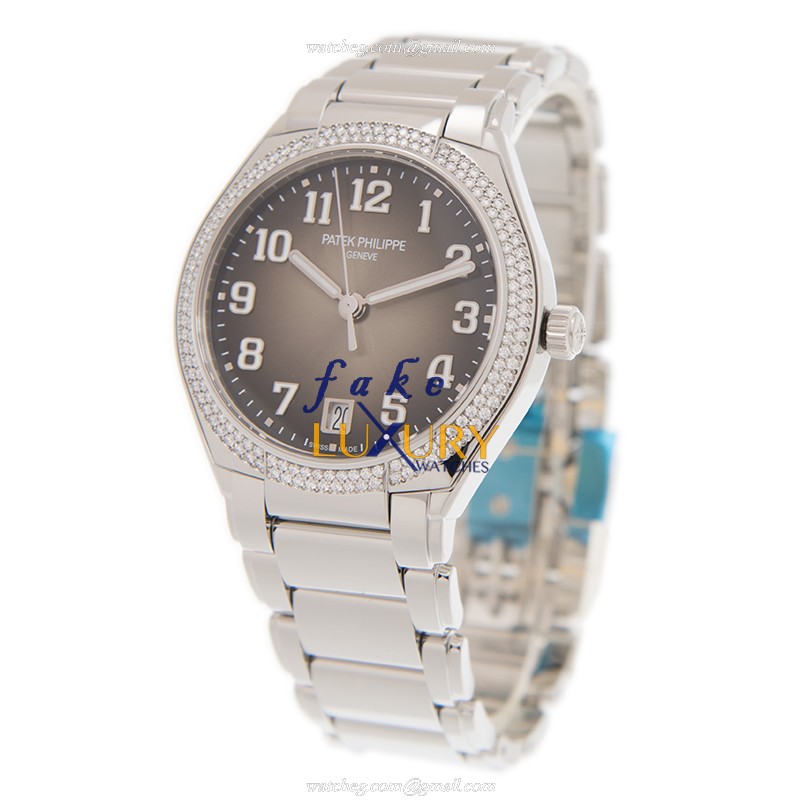 Patek Philippe 7300-1200A-010 TWENTY-4 Replica Watch - Automatic - Stainless Steel - Brown Dial - Image 3