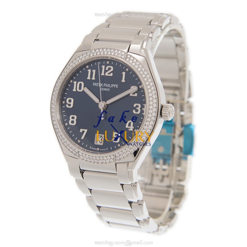 Patek Philippe 7300-1200A-001 Twenty-4 Blue Dial Automatic Stainless Steel Replica Watch - Image 3