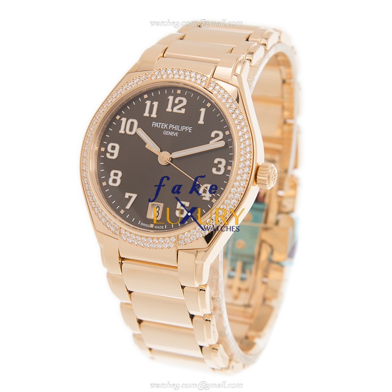 Patek Philippe 7300-1200R-001 Replica Watch With 18kt Rose Gold Case, Brown Dial Automatic - Image 3