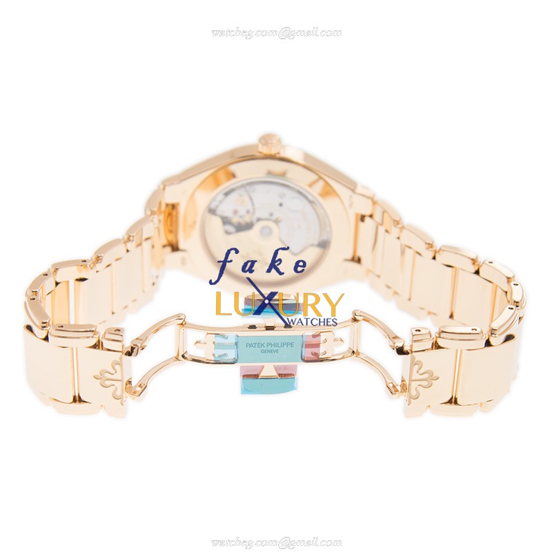 Patek Philippe 7300-1200R-001 Replica Watch With 18kt Rose Gold Case, Brown Dial Automatic - Image 5