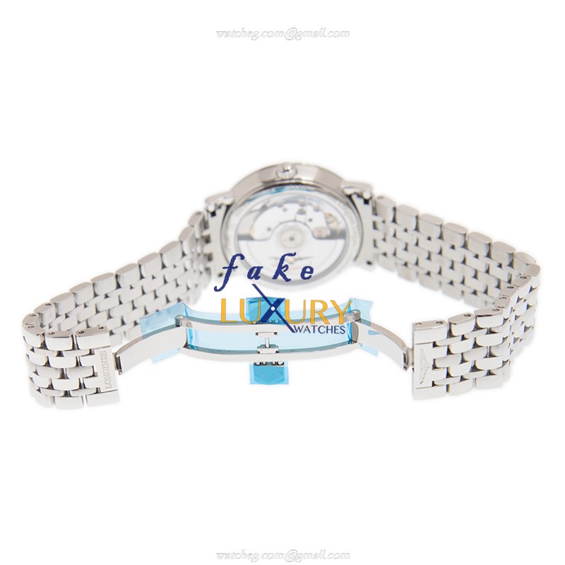 Longines L4.809.4.97.6 Elegant Replica Watch, Blue Dial, Steel Case, Automatic Movement - Image 5