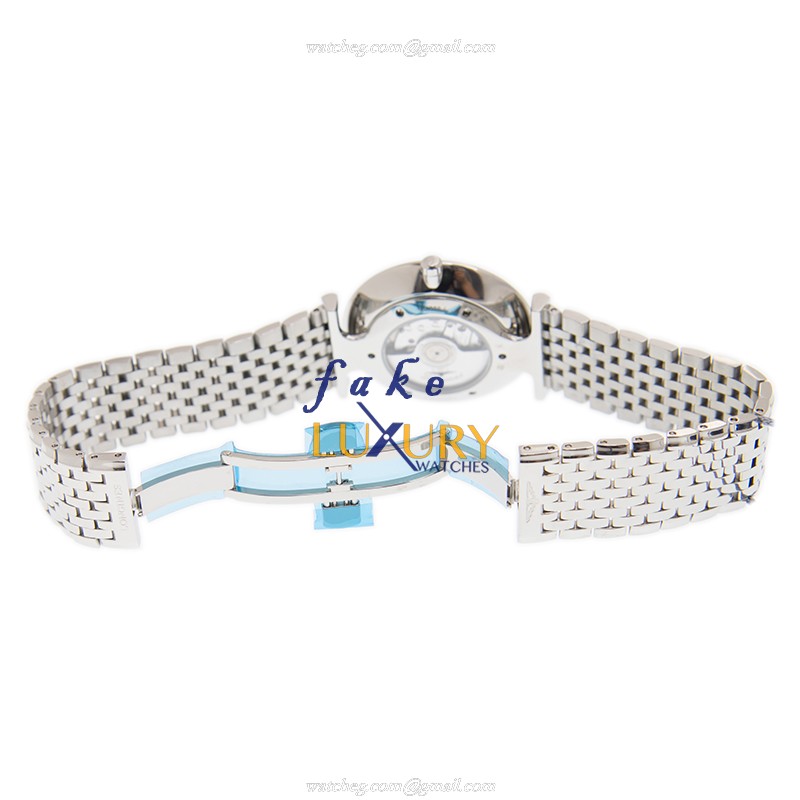Longines La Grande L4.908.4.97.6 Replica Watch, Blue Dial, Steel Bracelet, Automatic - Image 5