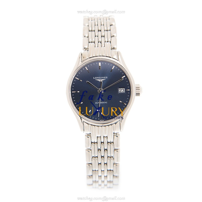 Longines Lyre L4.360.4.92.6 Replica Watch Automatic Movement Blue Dial Steel Case - Image 2