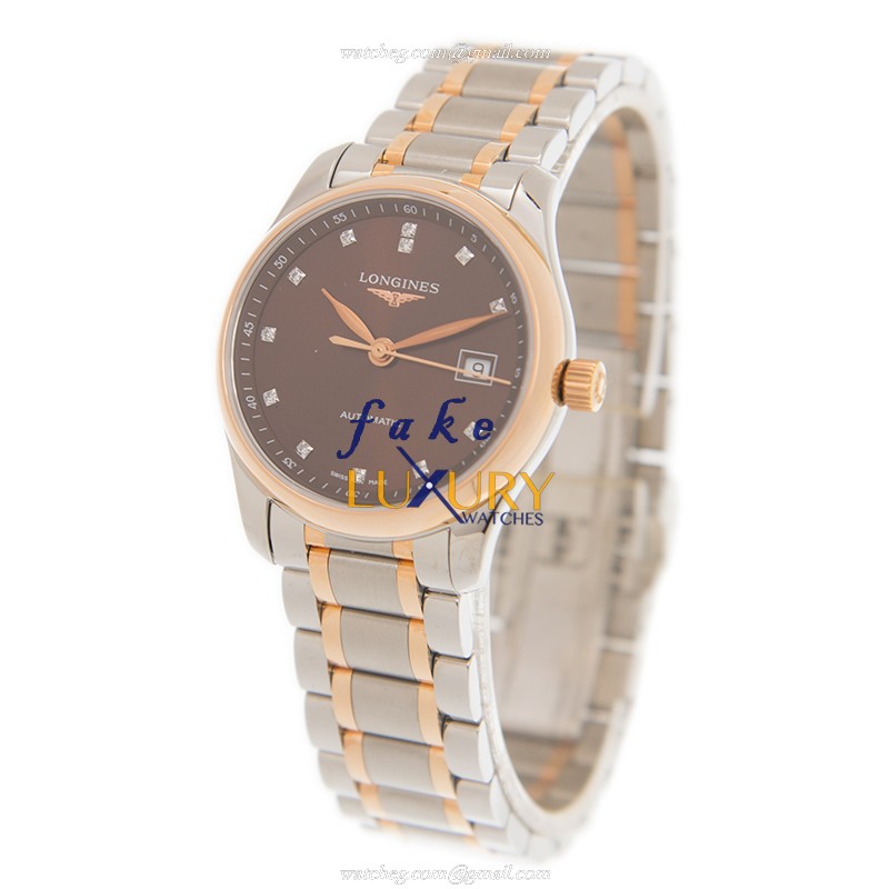 - LONG-01234 - Longines L2.257.5.67.7 Replica Watch - Automatic - 18kt Rose Gold & Steel Case - Image 3